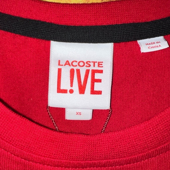 Men’s XS (Men’s Small) Lacoste Live Short-sleeve For Sale NWT - Picture 3 of 7